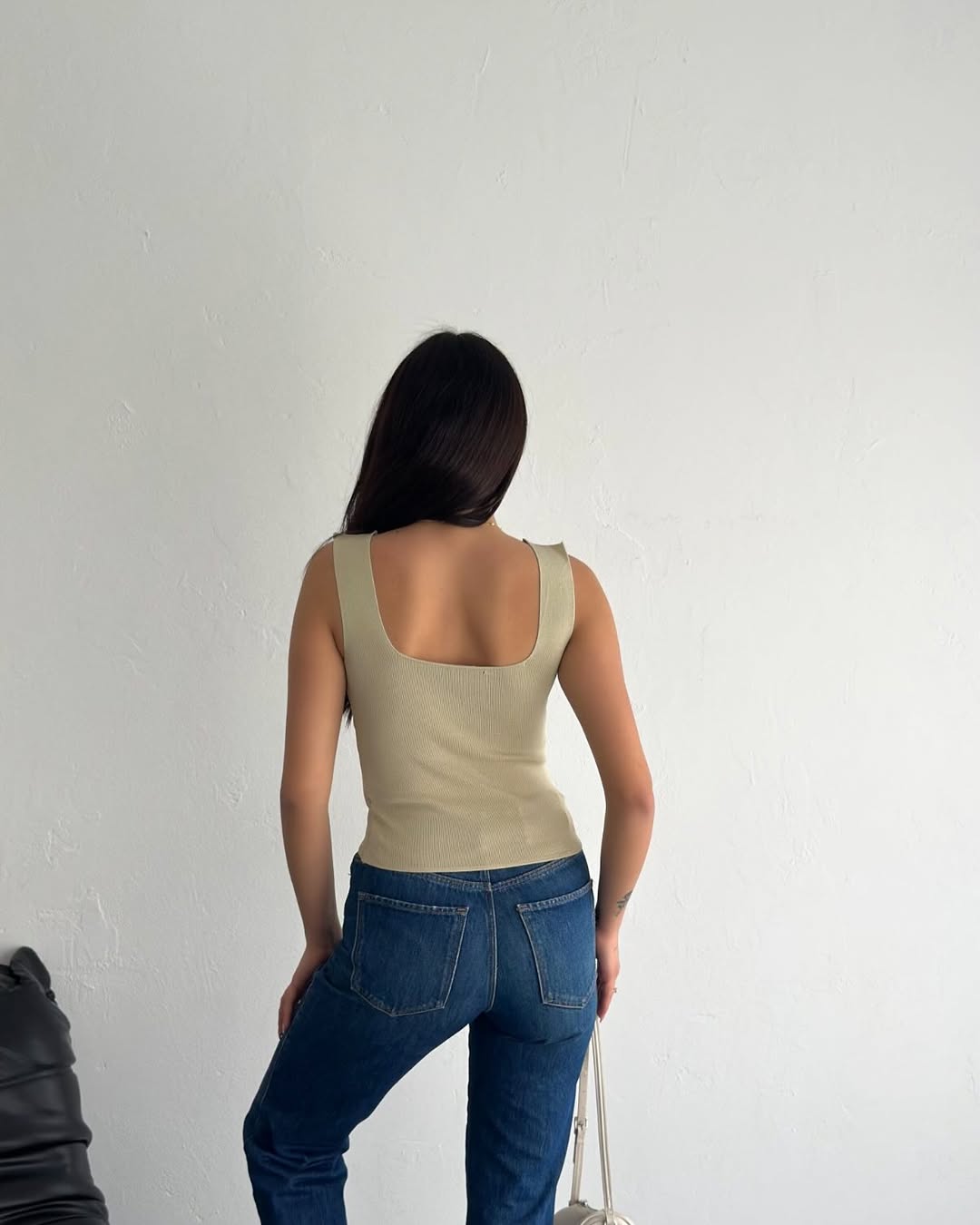 ASKILI HAVUZ YAKA FİTİLLİ BLUZ